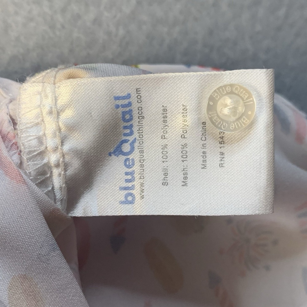 Boys Blue Quail Clothing Co Dry-Fit | Size 4T 4th Of just Print UPF 50+ - Picture 3 of 8